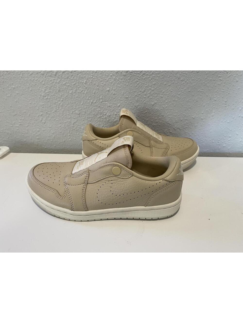 Nike Air Jordan 1 Low Slip On Sneakers Beige Size 8